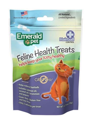 Emerald Pet Hairball Formula Cat Treats Chicken 2.5oz