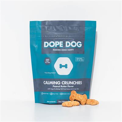 Calming Crunchies - Peanut Butter CBD Supplement - Pet Rinse Repeat Store