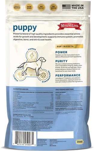 The Missing Link Original Puppy Health Superfood Supplement Formula - 8 oz - Pet Rinse Repeat Store
