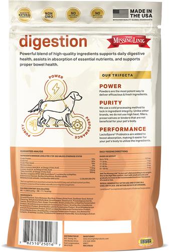 The Missing Link Original Vegetarian Digestive Superfood Supplement for Dogs & Cats - 1lb - Pet Rinse Repeat Store