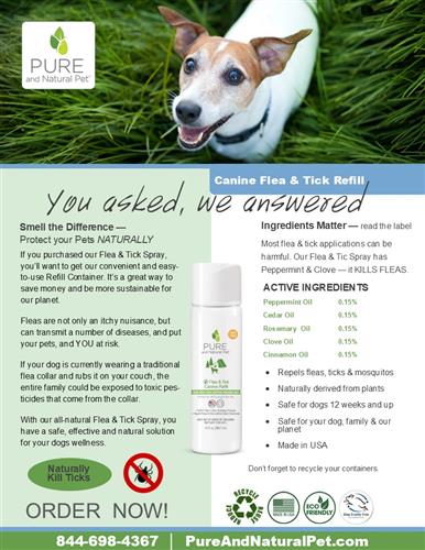 Flea & Tick Refill - 10 oz