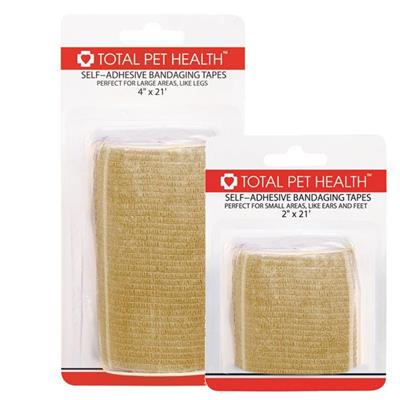 Total Pet Health Bandaging Tape - Self-Adherent Wrap for Pets