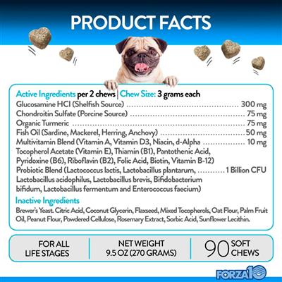 Forza10 Multifunction Supplement Chews - Pet Rinse Repeat Store