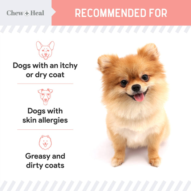 Chew + Heal Single-Ingredient Wild Alaskan Salmon Oil