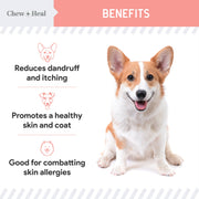 Chew + Heal Single-Ingredient Wild Alaskan Salmon Oil