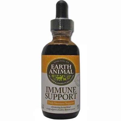 Earth Animal Immune Support Dog Supplement 2oz - Natural Immune System Boost for Dogs and Cats - Pet Rinse Repeat Store
