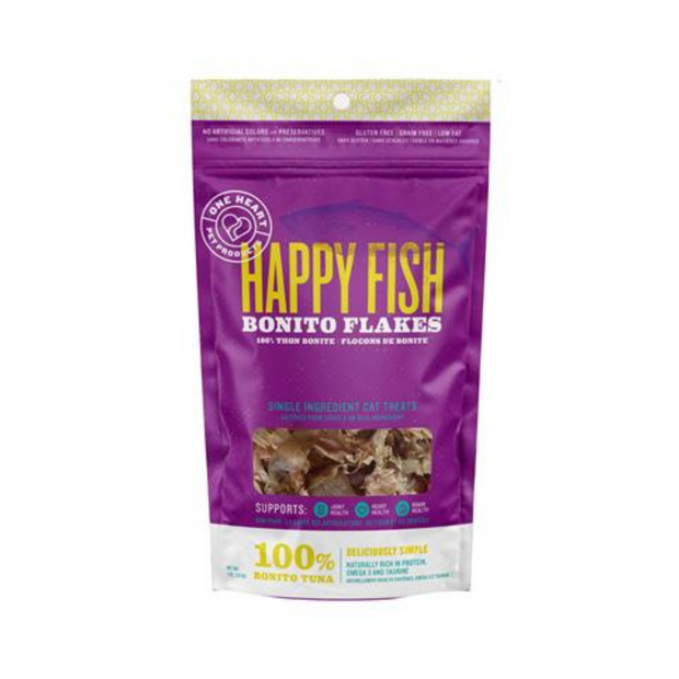Happy Fish Bonito Flakes 1oz Cat Treats